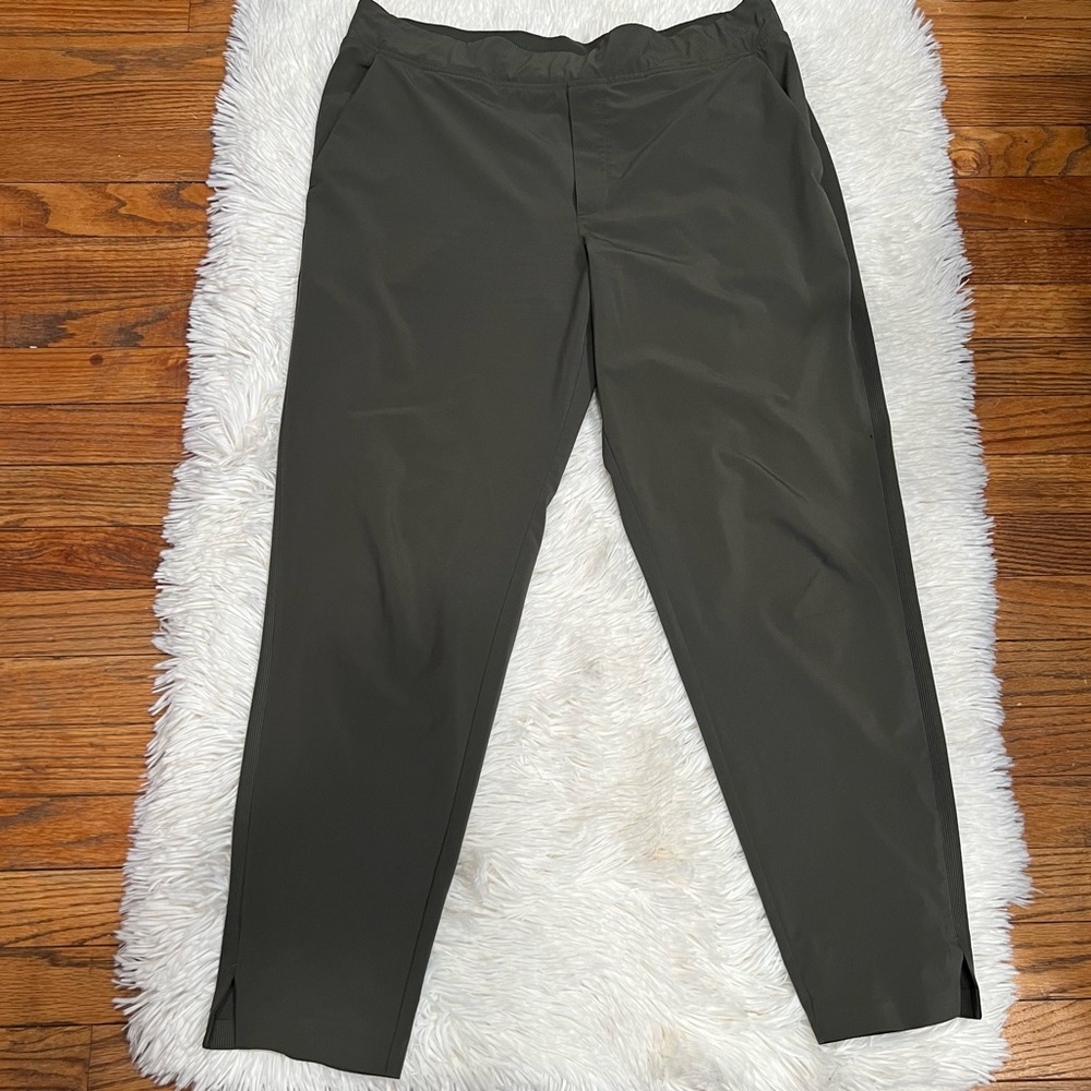 Athleta Olive Green Track Jogger Pants - Picture 7 of 15
